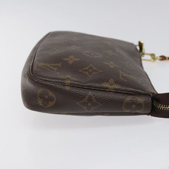 Louis Vuitton Pochette Accessoire Brown Canvas Clutch Bag (Pre-Owned) - Picture 3 of 16